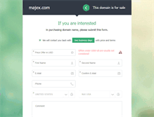 Tablet Screenshot of majex.com